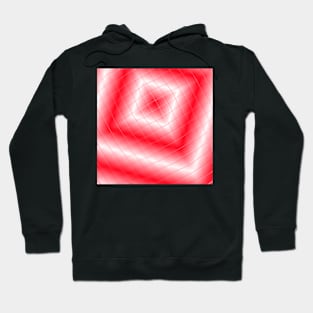 Red tilted squares Hoodie